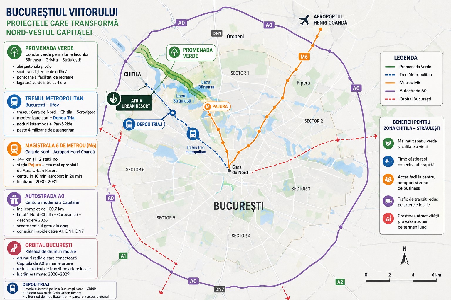 proiectele de infrastructura care transforma nord-vestul capitalei