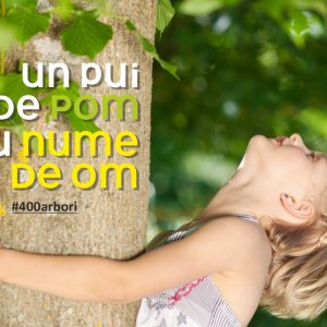 Bucuria de a planta arbori pentru comunitatea complexului rezidențial