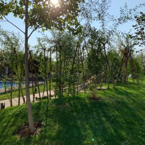 Pregatirea curtii interioare pentru sezonul rece la Atria